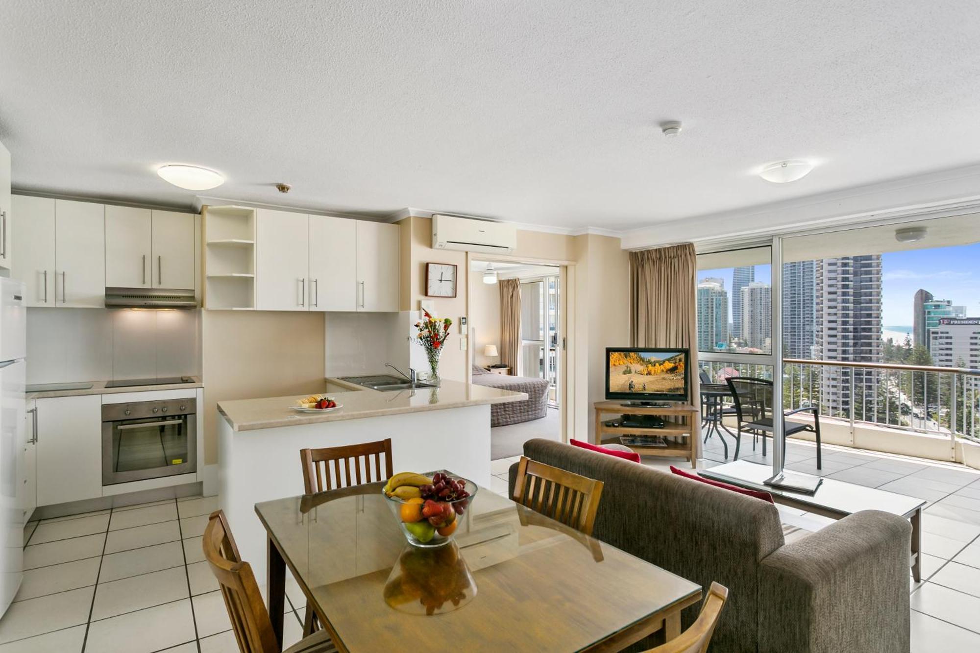 Surfers Beachside Holiday Apartments Gold Coast Kamer foto
